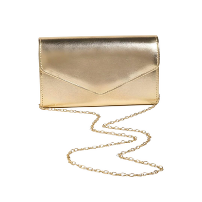 Sac Pochette en Cuir PU Souple | Sac Bandoulière Soirée Élégant