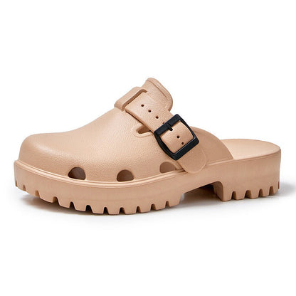 Sabot orthopédique femme avec bride réglable et crampons