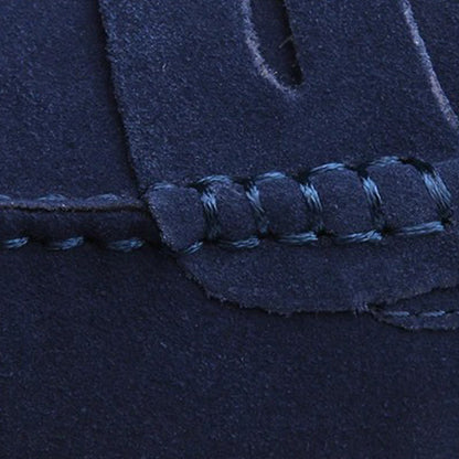 Mocassin orthopédique homme suède souple et casual