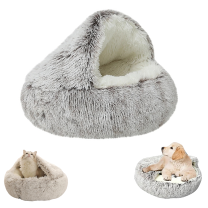 Lit Couvert Fausse Fourrure pour Animaux | Chaud Apaisant Lit