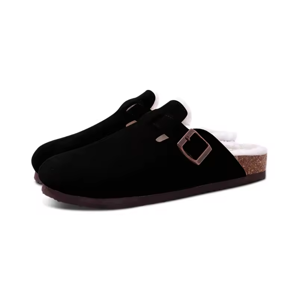 Chaussons Orthopédiques Suédés Réglables Femme | Chauds et Doux