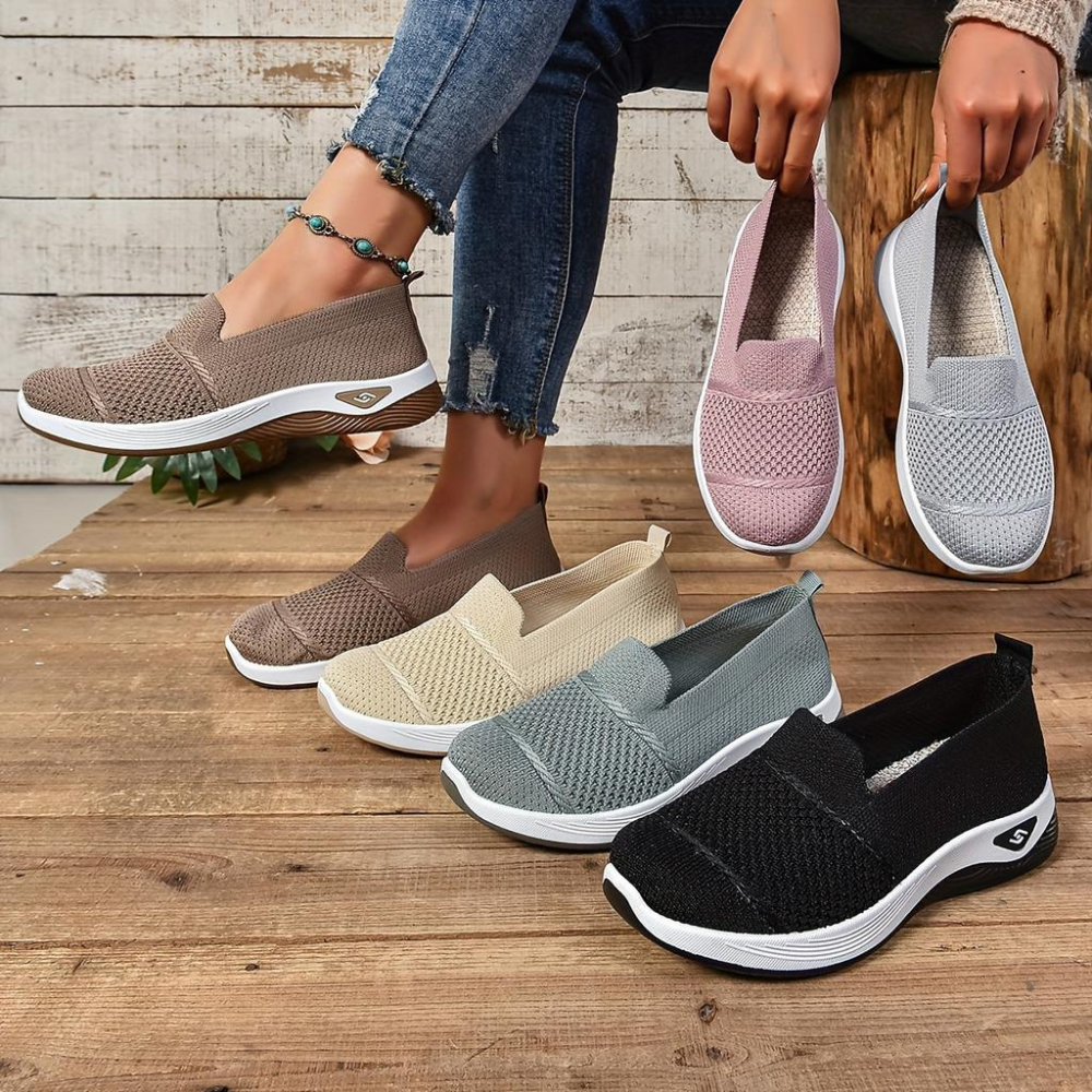 PureWalk Baskets Soulagement Pieds | Confort Orthopédique Toute la Journée