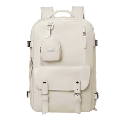 FemPack Élégance Beige | Sac à Dos étanche de Grande Capacité pour Femmes