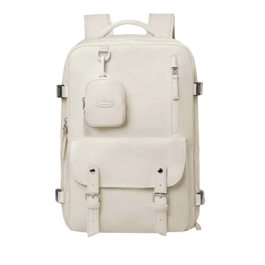 FemPack Élégance Beige | Sac à Dos étanche de Grande Capacité pour Femmes