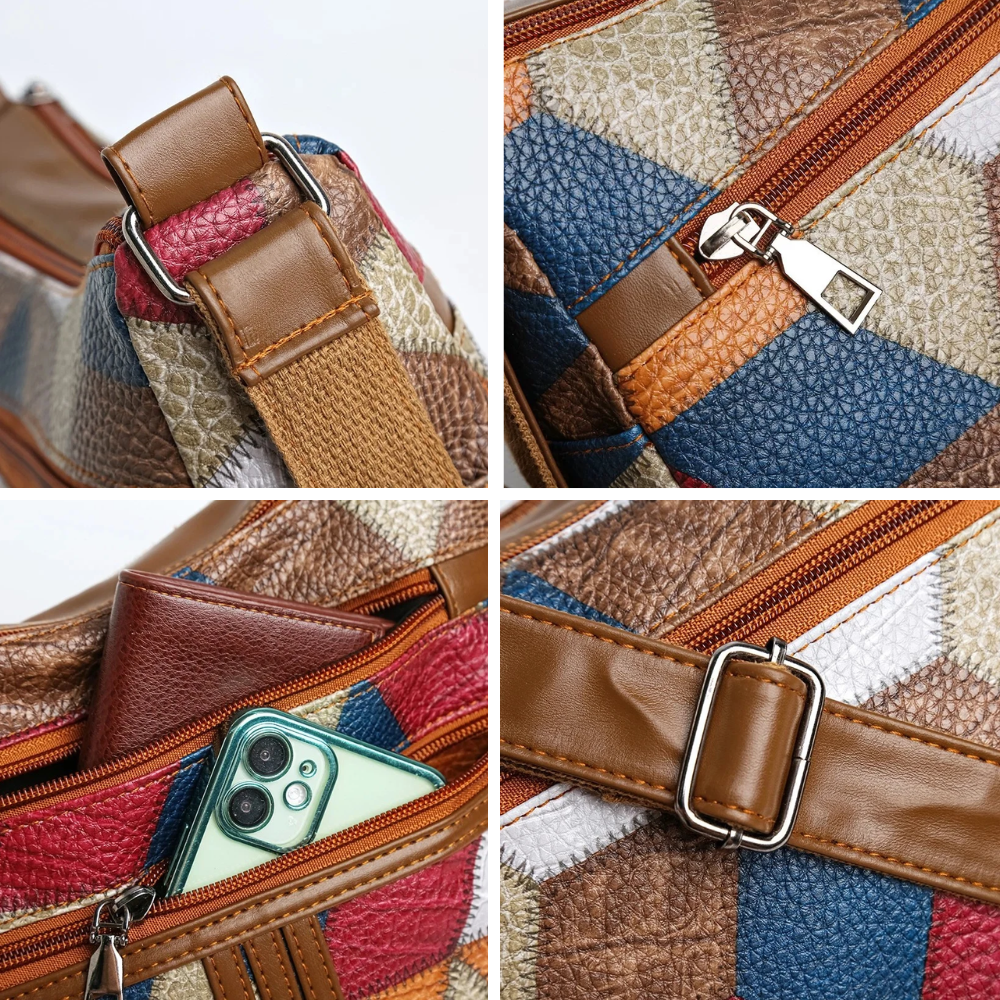 Sac Bandoulière Femme | Vintage en Similicuir Vegan