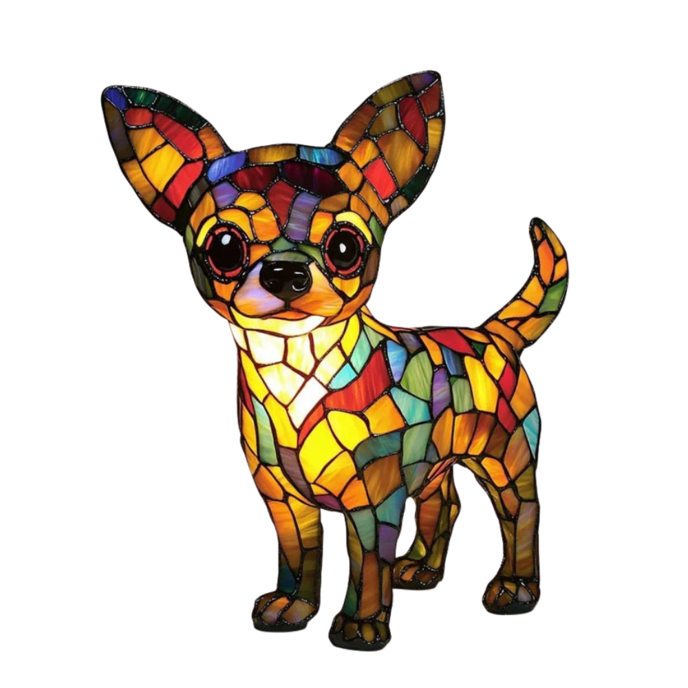 Lampe Souvenir Chien LED – Lumière Apaisante et Design Émotionnel