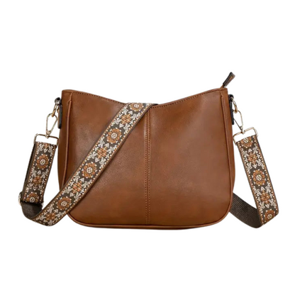 Sac Bandoulière En Cuir Végan Souple | Simple & Moderne