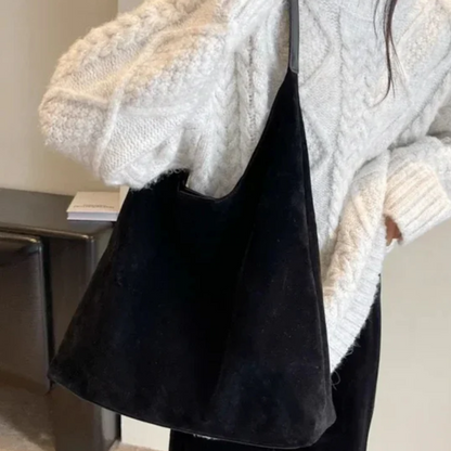 Sac Cabas En Similicuir Suédé Avec Pochette | Élégant, Spacieux