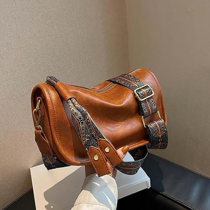 Sac Bandoulière Compact Élégant en Cuir PU | Léger et Stylé