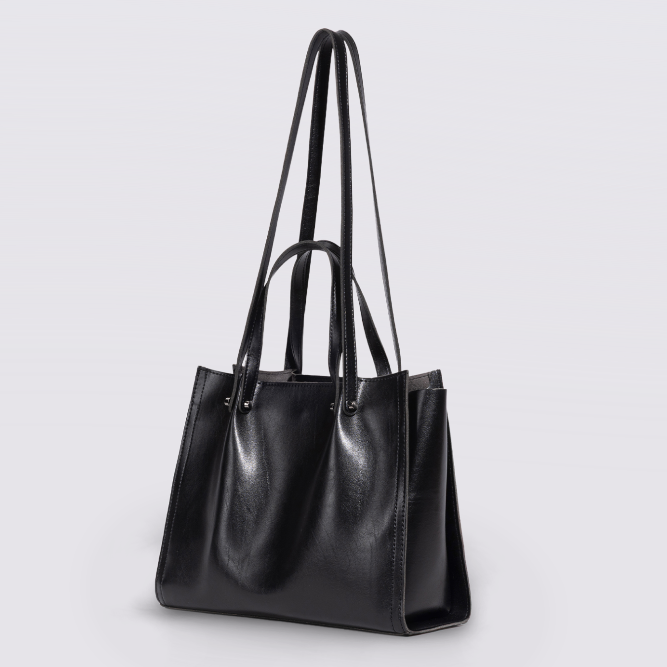 VilleTote Sac à Main Femme Noir | Sac Bandoulière Tote Bag