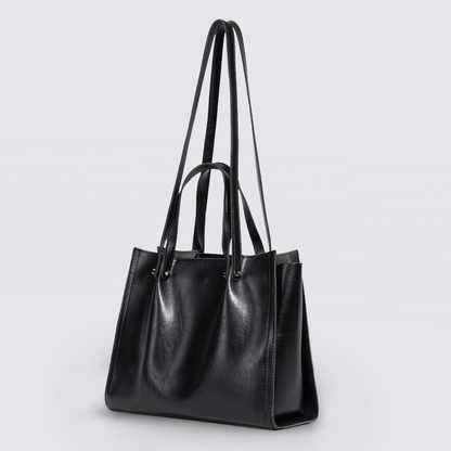 VilleTote Sac à Main Femme Noir | Sac Bandoulière Tote Bag