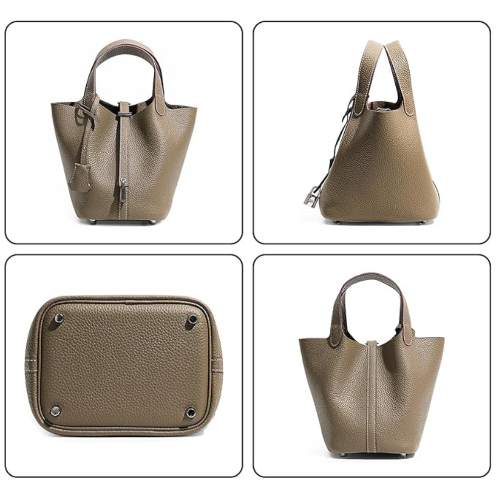 Sac Cabas Seau en Cuir PU | Élégant, Stylé Sac à Main