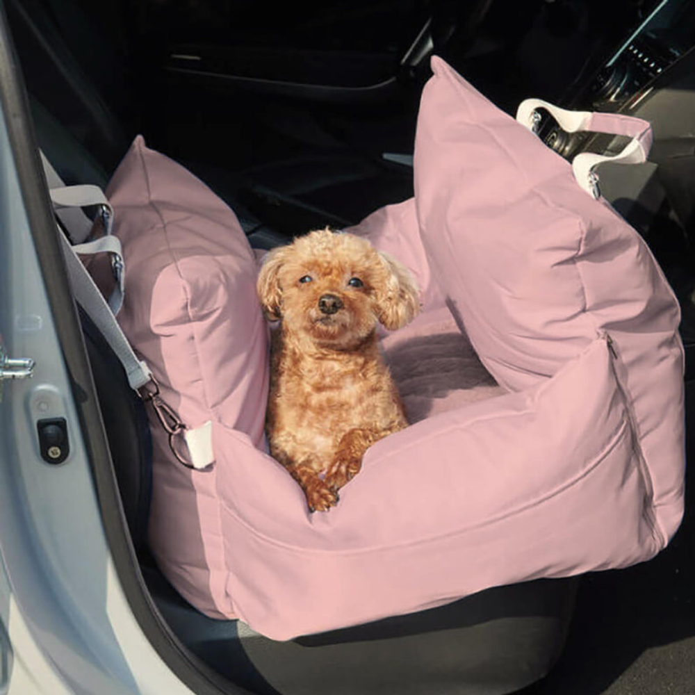 Siège Auto pour Chien de Luxe | Sûr et Confortable