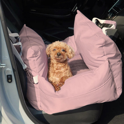 Siège Auto pour Chien de Luxe | Sûr et Confortable