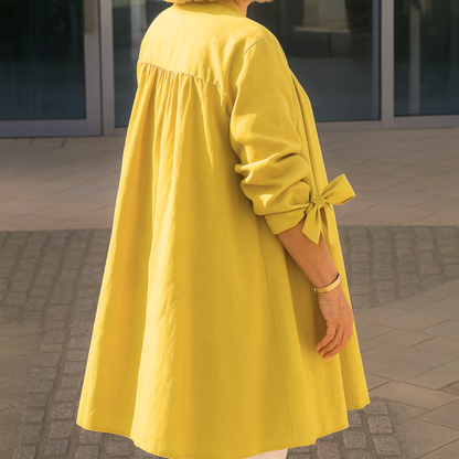 Blouse Boutonnée Oversize Respirante | Indispensable Quotidienne Anti-Froissage