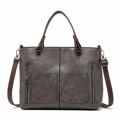 Sac Bandoulière Élégant en Cuir Vegan | Style Rétro Quotidien