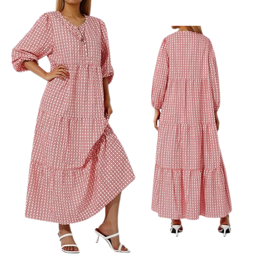 Robe Fleurie d’Été Légère – Coupe Fluide et Style Féminin