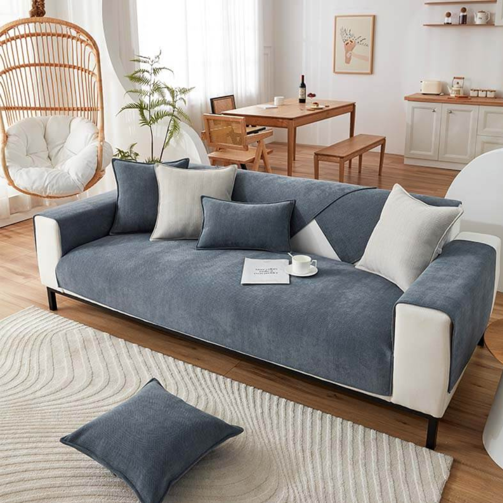 EcoShield Housse de Canapé Adaptée aux Animaux | Style Élégant, Imperméable