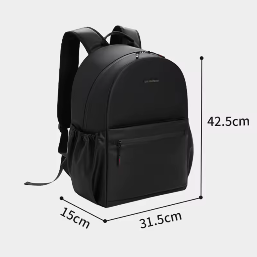 Sac à Dos Urbain Noir | Étanche et Compartiment pour Ordinateur Portable