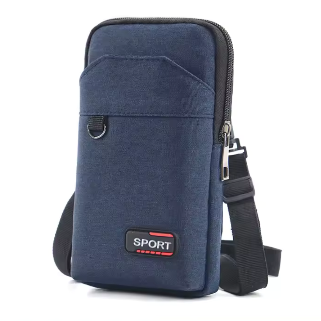 UrbanRunner Bleu | Sac Banane Étanche Voyage et Sport pour Hommes