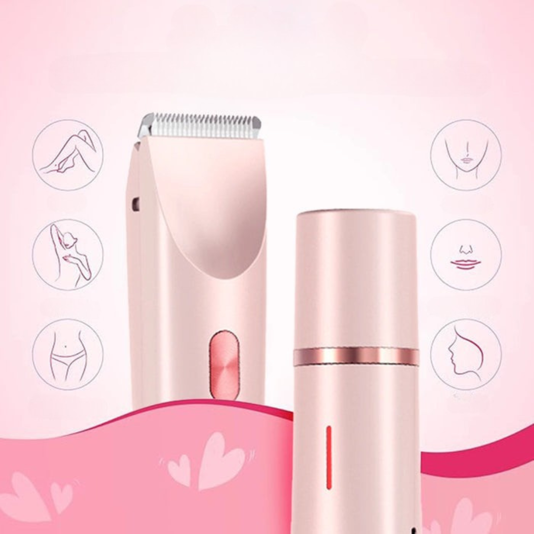 SilkTrim 2-en-1 | Épilateur Portable & Indolore pour Femme
