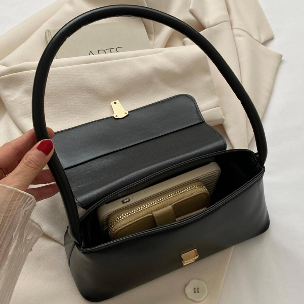 Sac à Main Baguette Minimaliste | Sac d’Épaule Élégant, Tendance