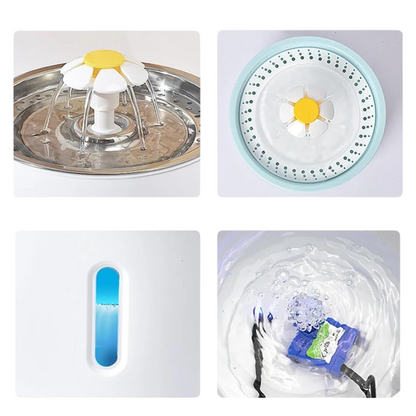 Fontaine à Eau pour Chat | Sûre, Silencieuse, Eau Filtrée