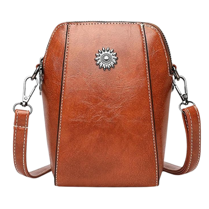 Sac Bandoulière Sling en Cuir PU | Élégant, Vintage