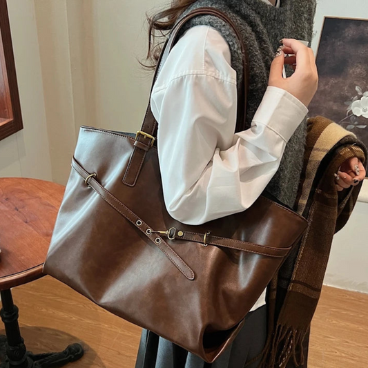 Sac d’École Femme en Cuir PU Élégant | Léger & Stylé