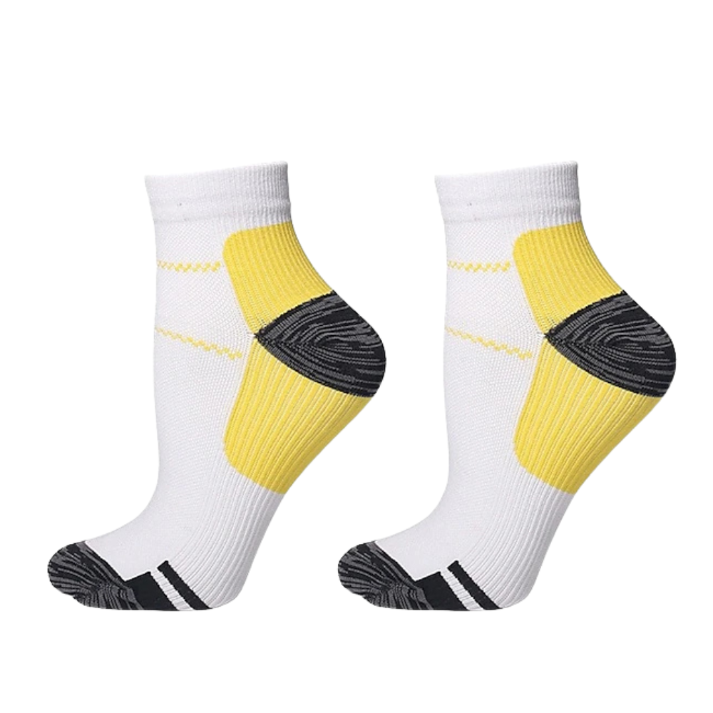 6 Paire + 6 Paire Offerte / Jaune / 43 - 46