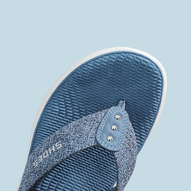 Tong orthopédique femme à semelle souple