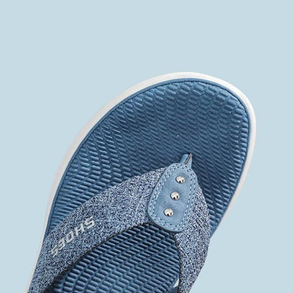 Tong orthopédique femme à semelle souple