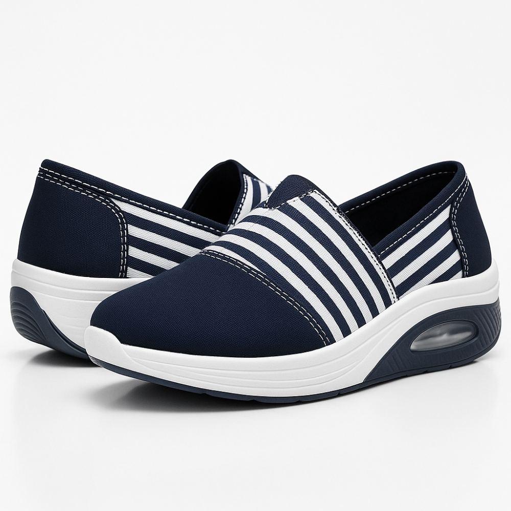 Chaussures Été Femme Slip-On – Confort Souple et Enfilage Rapide