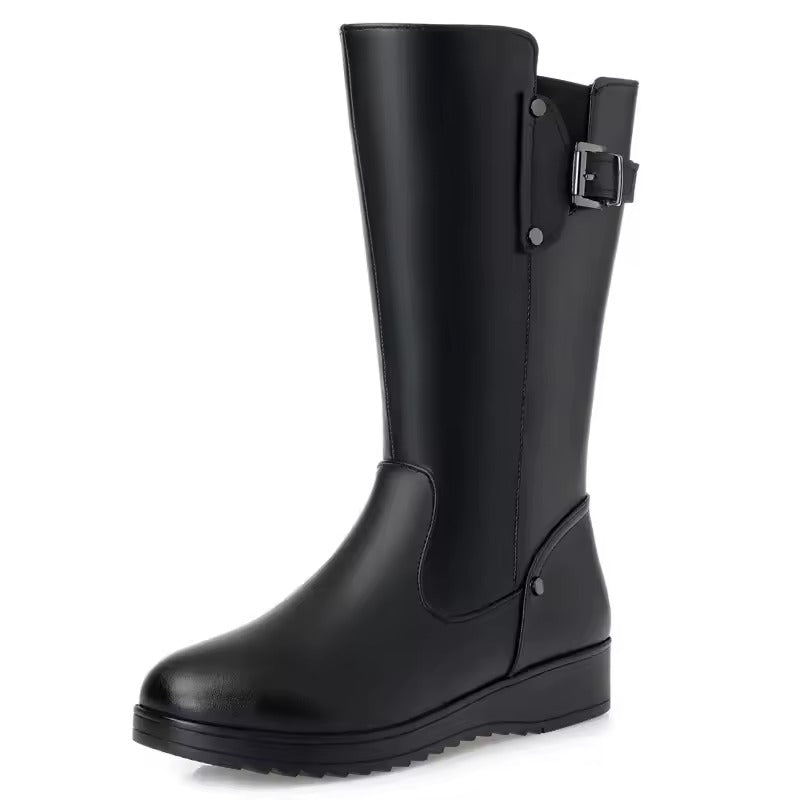 Botte orthopédique femme imperméable haute