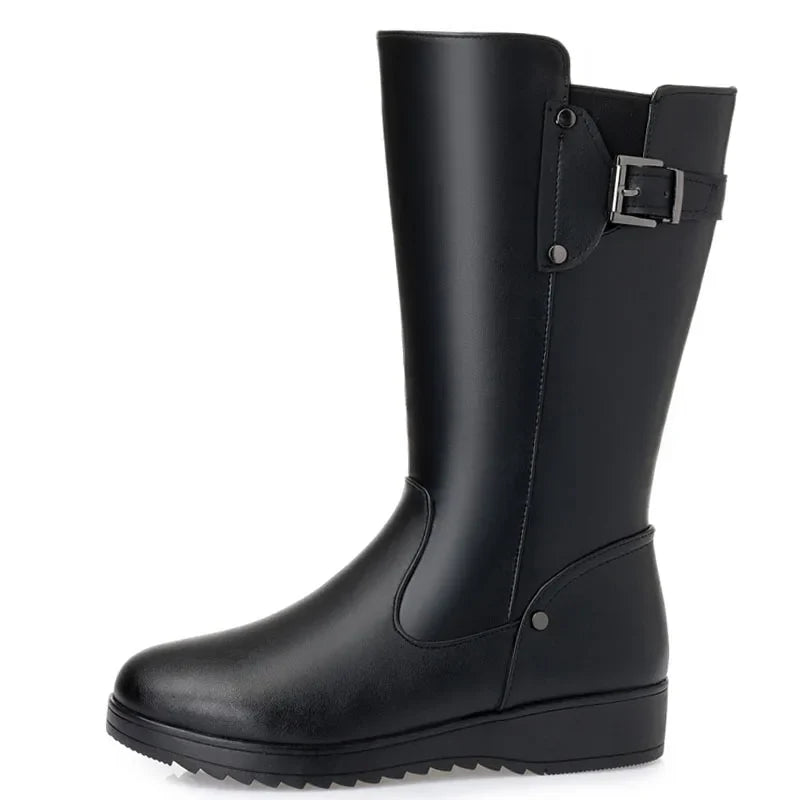 Botte orthopédique femme imperméable haute