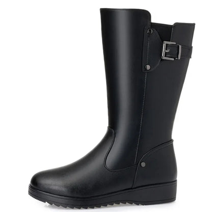 Botte orthopédique femme imperméable haute