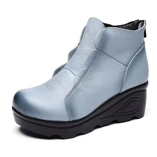 Botte orthopédique femme à talon compensé