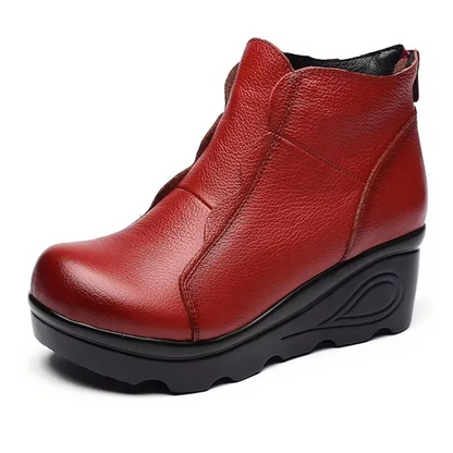 Botte orthopédique femme à talon compensé