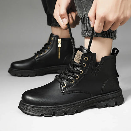 Botte orthopédique homme imperméable et résistante