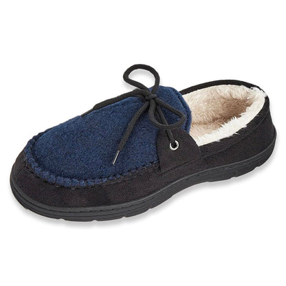 Chausson orthopédique homme bi-matière lacet