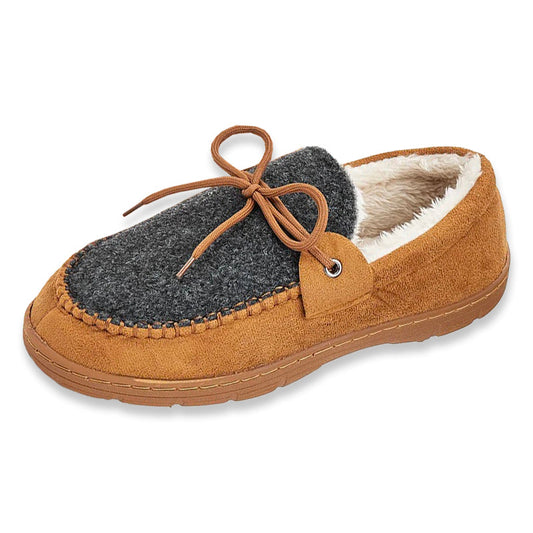 Chausson orthopédique homme bi-matière lacet