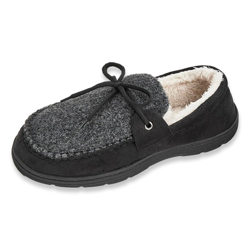 Chausson orthopédique homme bi-matière lacet