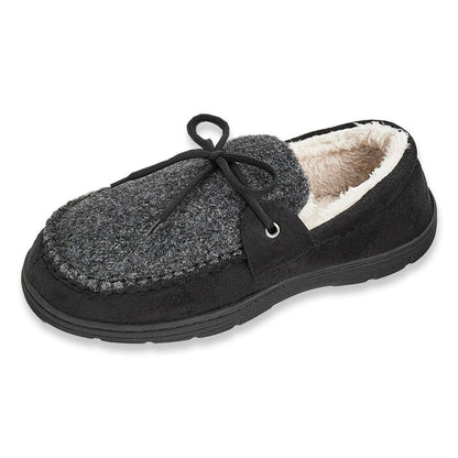 Chausson orthopédique homme bi-matière lacet