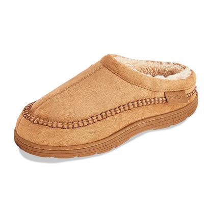 Chausson orthopédique homme effet suédine doublé chaud