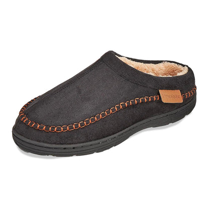 Chausson orthopédique homme effet suédine doublé chaud