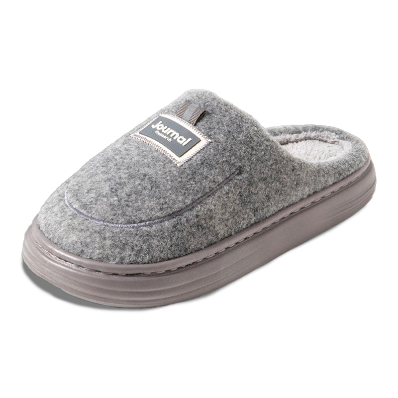 Chausson orthopédique homme en laine bouclée