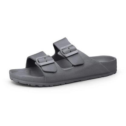 Claquette orthopédique homme à deux brides réglables