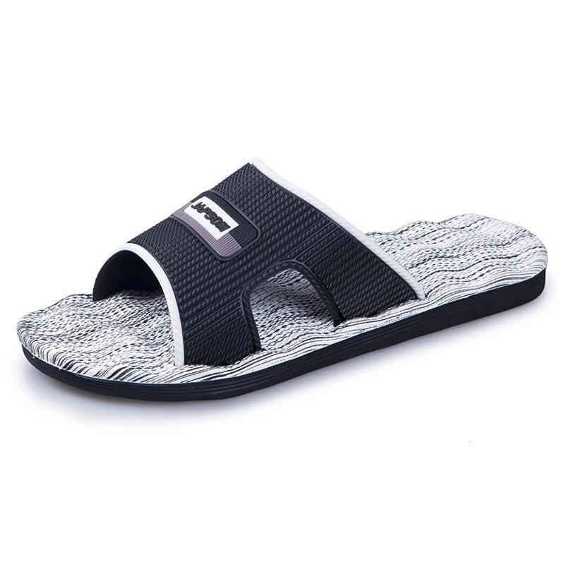 Claquette orthopédique homme semelle ondulée respirante