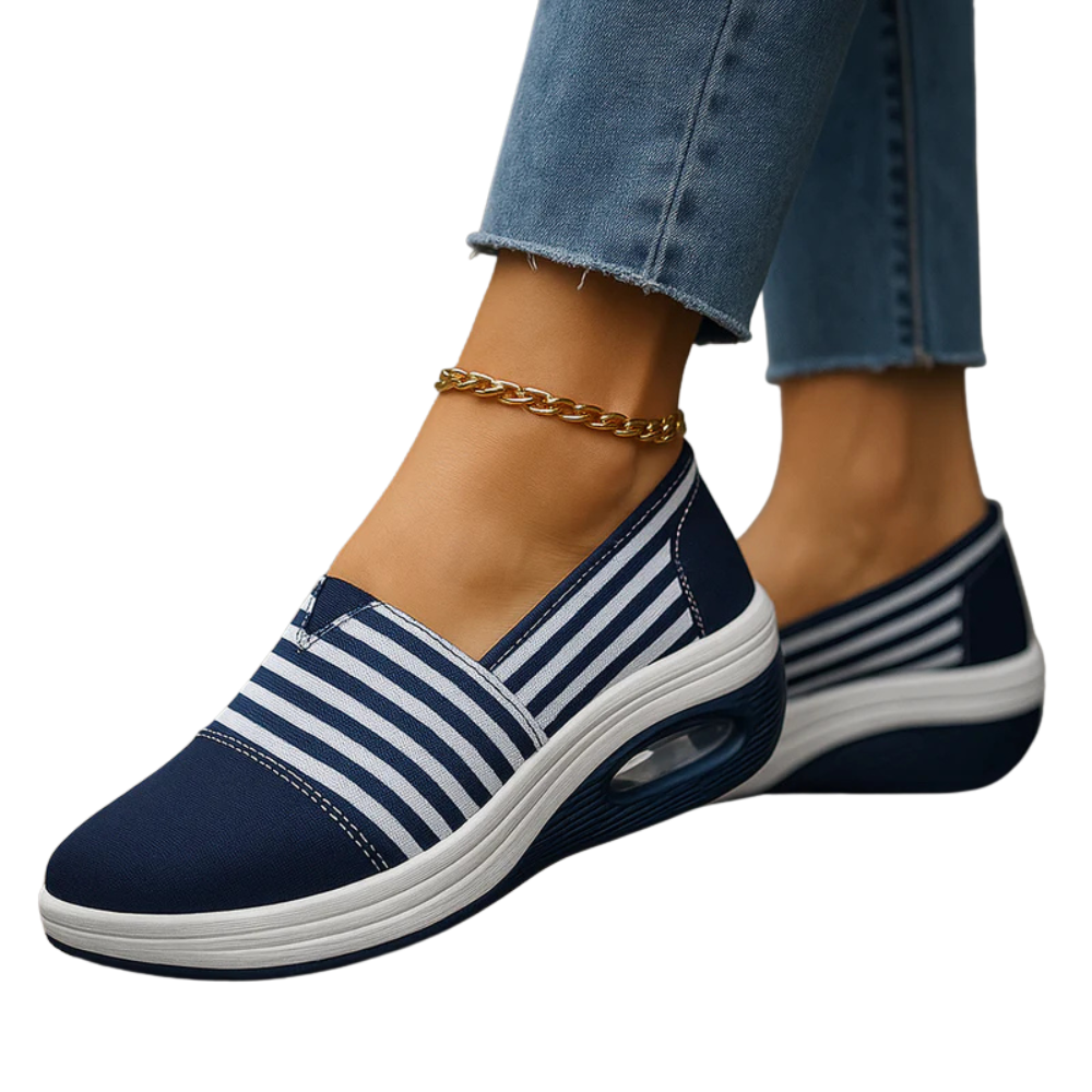 Chaussures Été Femme Slip-On – Confort Souple et Enfilage Rapide