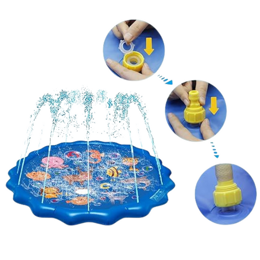 Tapis d’Eau Arroseur Enfant – Jeu d’Été Rafraîchissant et Educatif